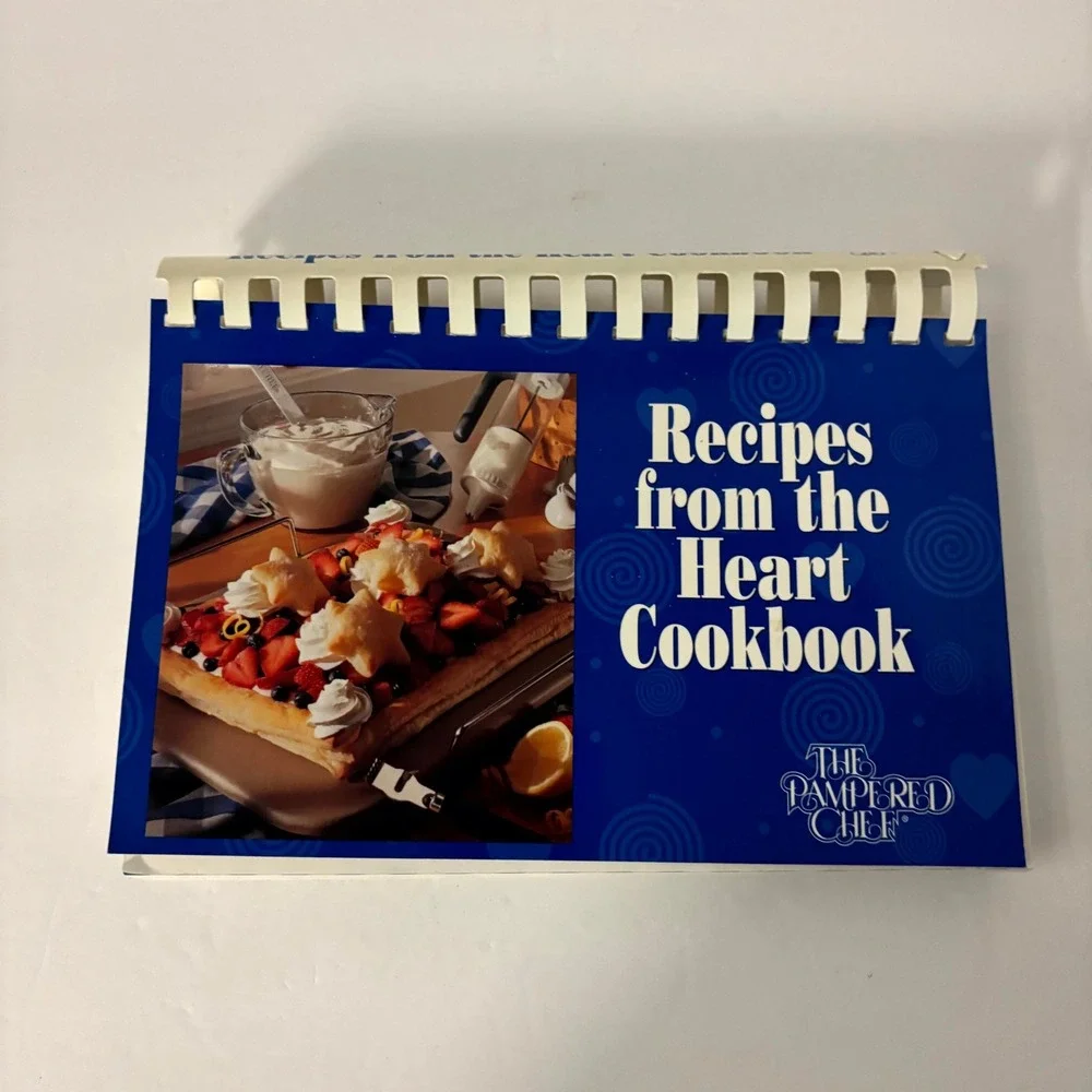 Pampered Chef Recipes from the Heart Cookbook 1997 Spiral Bound Recipe Book